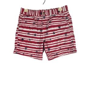Maamgic 4th Of July Shorts‎ 31 Mens Patriotic Red White Blue Pockets Stars